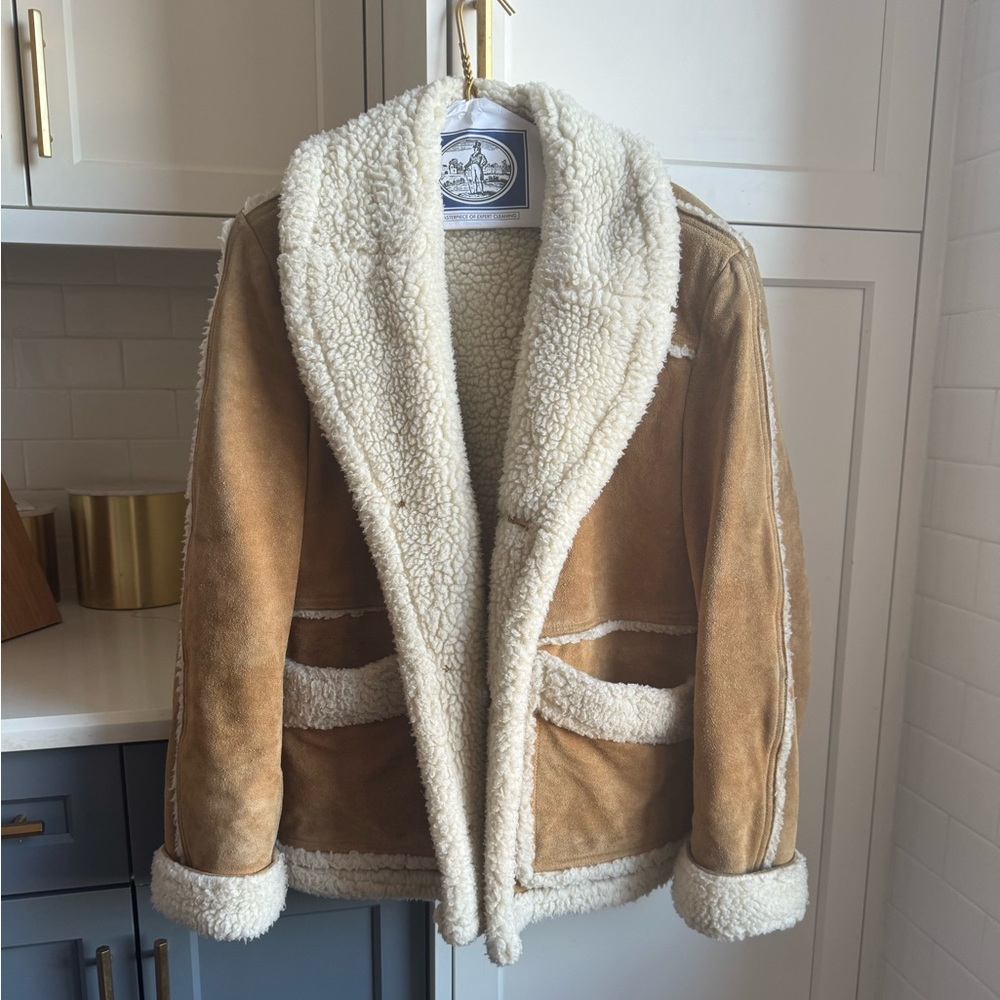 Vintage authentic 1970s Stetson Shearling Coat